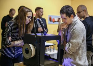 Opening of exhibition “Apple. An Introduction. Over and over again.” with a demonstration by the company ZORTRAX, showing how the 3D printer works Muzeum Sztuki, Łódź © Anna Taraska-Pietrzak